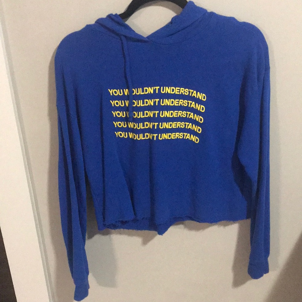 Cropped sweatshirt